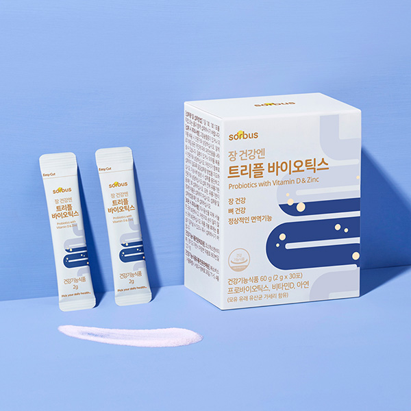 [소버스] 장 건강엔 트리플 바이오틱스