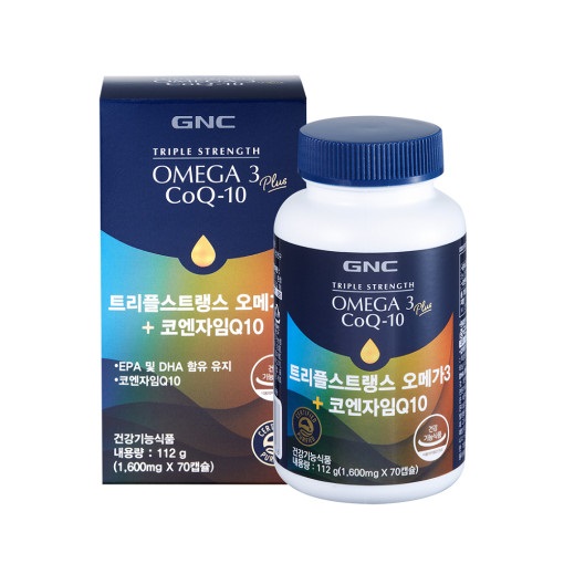 [GNC] 트리플스트랭스 오메가3 + 코엔자임Q10