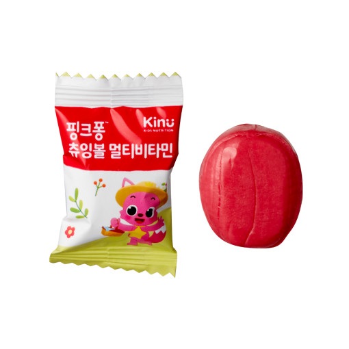 [키누] 핑크퐁 츄잉볼 멀티비타민