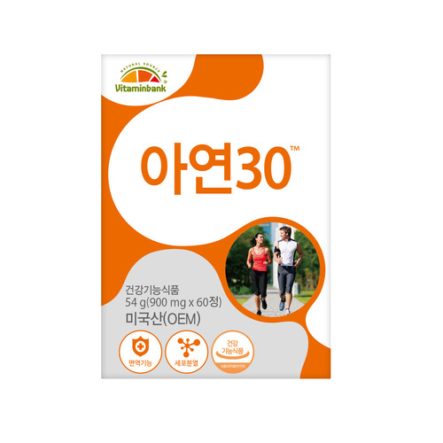 [비타민뱅크] 아연30
