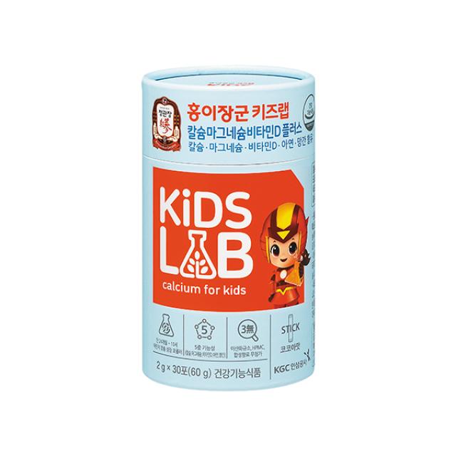 [정관장] 홍이장군 키즈랩 칼슘마그네슘비타민D 플러스