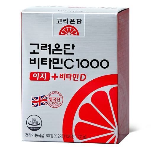 [고려은단] 비타민C 1000 이지+비타민D
